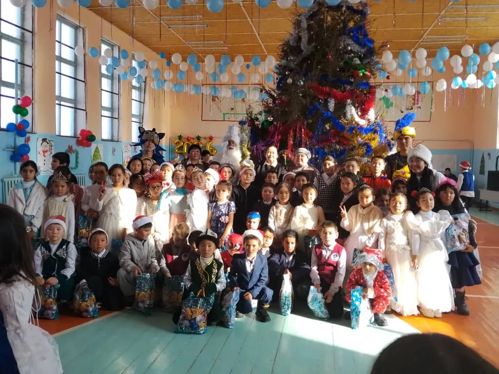 Аманбаев айыл аймагында өткөн жаңы жылдык балаты